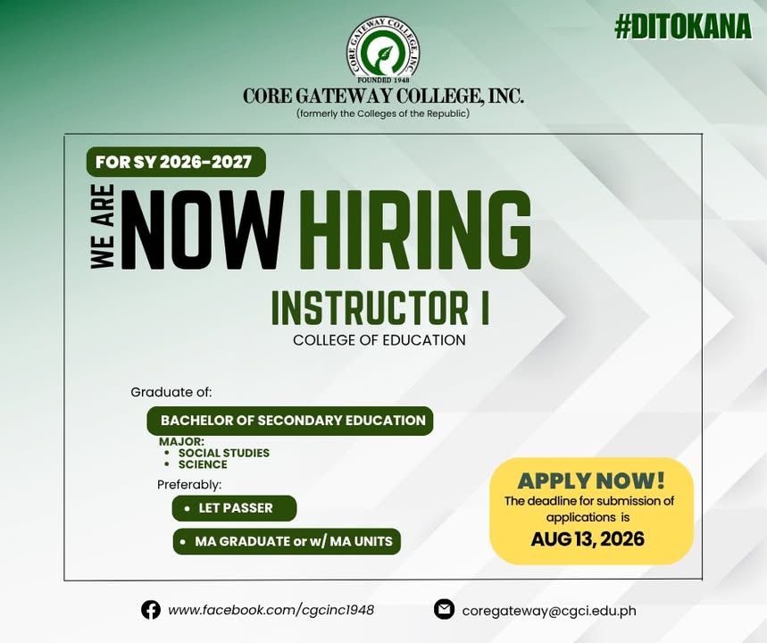𝐀𝐍𝐍𝐎𝐔𝐍𝐂𝐄𝐌𝐄𝐍𝐓 | WE ARE HIRING!