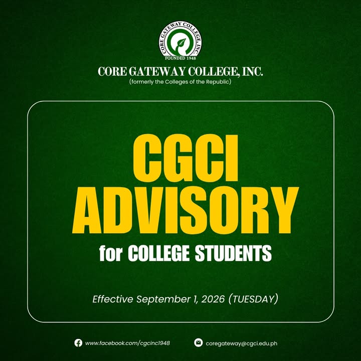 𝐂𝐆𝐂𝐈 𝐀𝐃𝐕𝐈𝐒𝐎𝐑𝐘 | 𝐔𝐏𝐃𝐀𝐓𝐄𝐃 𝐒𝐂𝐇𝐄𝐃𝐔𝐋𝐄 𝐅𝐎𝐑 𝐖𝐄𝐀𝐑𝐈𝐍𝐆 𝐒𝐂𝐇𝐎𝐎𝐋 𝐔𝐍𝐈𝐅𝐎𝐑𝐌𝐒
